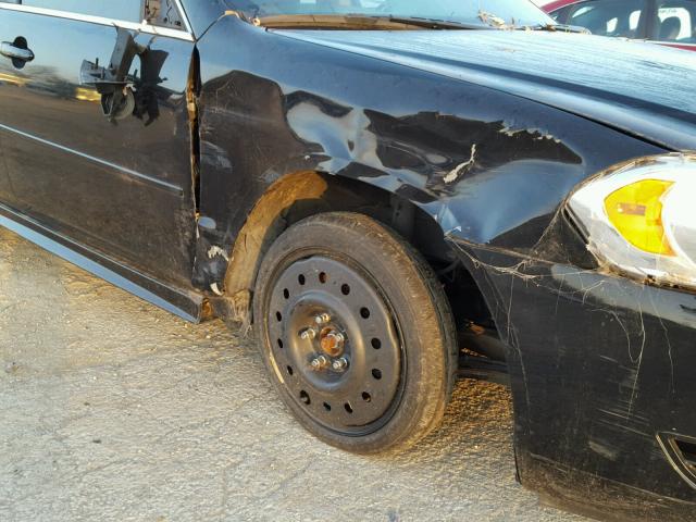 2G1WG5E38D1106804 - 2013 CHEVROLET IMPALA LT Սև լուսանկար 9