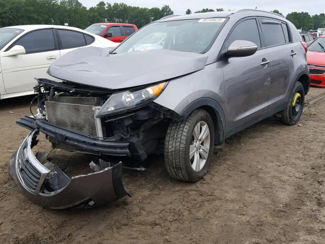 KNDPB3A24C7240402 - 2012 KIA SPORTAGE B GRAY photo 2