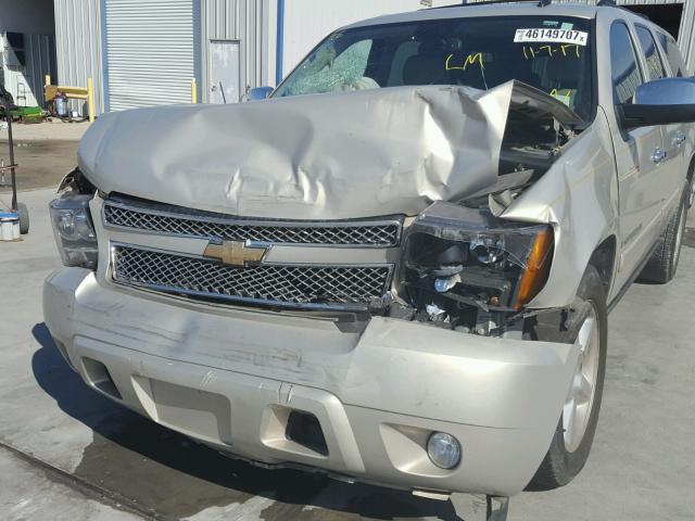 3GNFC16078G113019 - 2008 CHEVROLET SUBURBAN C GOLD photo 9