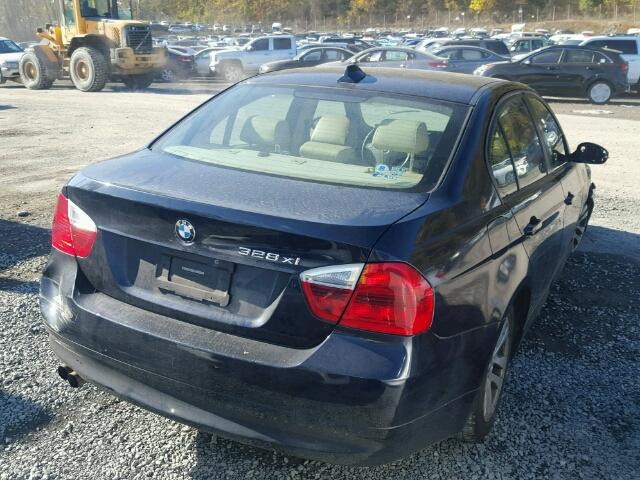 WBAVC73567KP30276 - 2007 BMW 328 XI SUL BLUE photo 4
