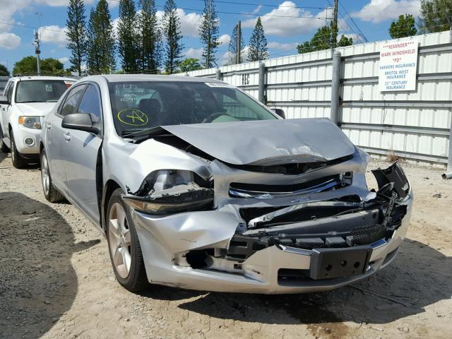 1G1ZA5E00A4151644 - 2010 CHEVROLET MALIBU SILVER photo 1