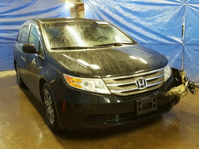 5FNRL5H62CB088169 - 2012 HONDA ODYSSEY EX BLUE photo 1