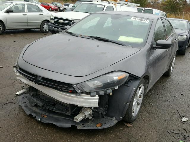 1C3CDFBB1FD373511 - 2015 DODGE DART SXT GRAY photo 2