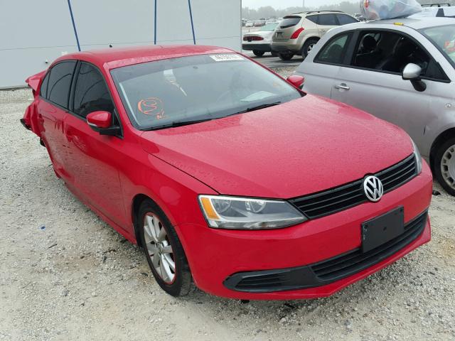 3VWDZ7AJ5BM342502 - 2011 VOLKSWAGEN JETTA RED photo 1