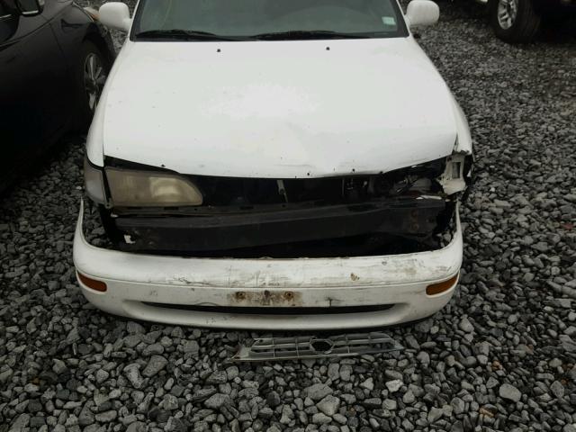 1NXBB02E2VZ659740 - 1997 TOYOTA COROLLA WHITE photo 9