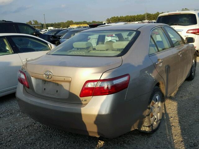 4T4BE46KX7R003275 - 2007 TOYOTA CAMRY NEW TAN photo 4