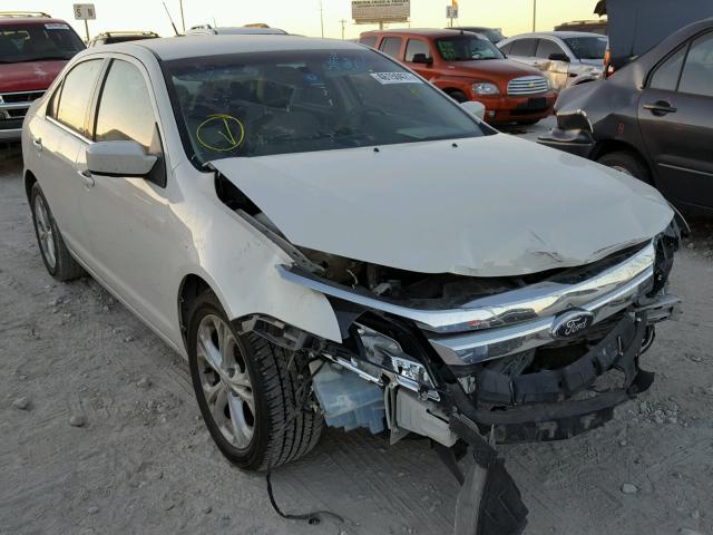 3FAHP0HAXCR414490 - 2012 FORD FUSION SE WHITE photo 1