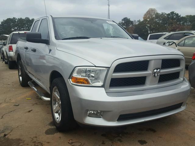 1C6RD6FT0CS194321 - 2012 DODGE RAM 1500 S SILVER photo 1