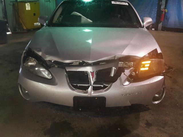 2G2WP542551210382 - 2005 PONTIAC GRAND PRIX SILVER photo 9