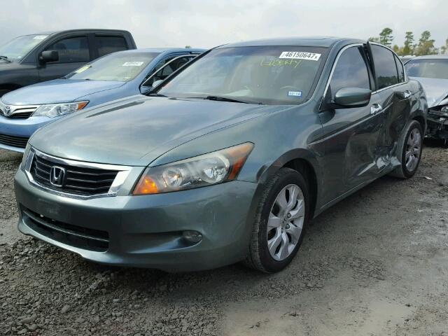 1HGCP36898A066402 - 2008 HONDA ACCORD EXL GREEN photo 2