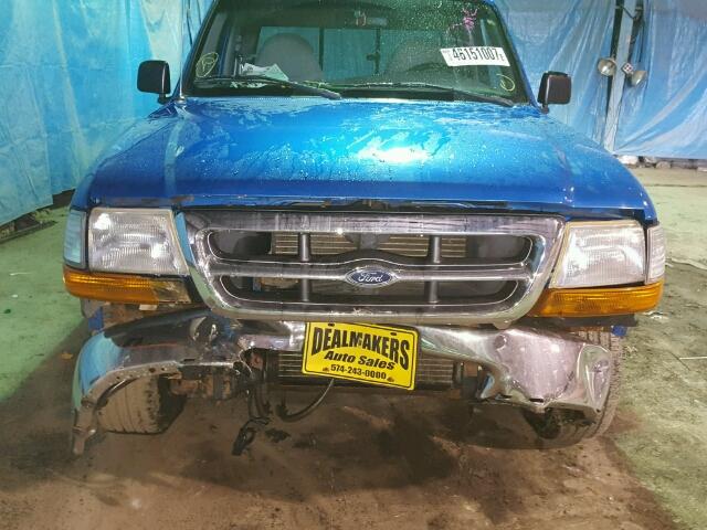 1FTYR14V4XPB39926 - 1999 FORD RANGER SUP BLUE photo 9