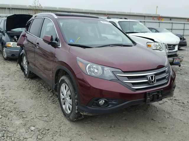 5J6RM4H73EL079152 - 2014 HONDA CR-V BURGUNDY photo 1