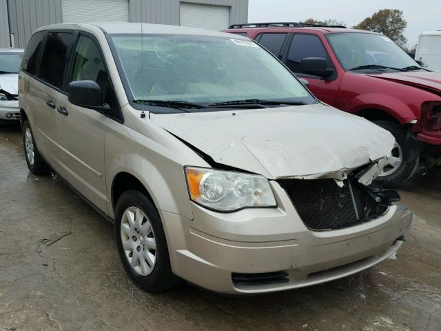 2A8HR44H28R708339 - 2008 CHRYSLER TOWN & COU GOLD photo 1