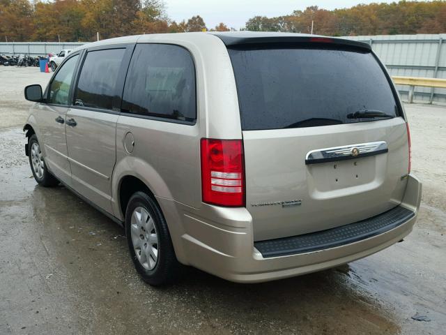 2A8HR44H28R708339 - 2008 CHRYSLER TOWN & COU GOLD photo 3