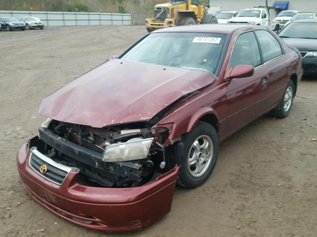 4T1BG22K0YU681310 - 2000 TOYOTA CAMRY CE MAROON photo 2