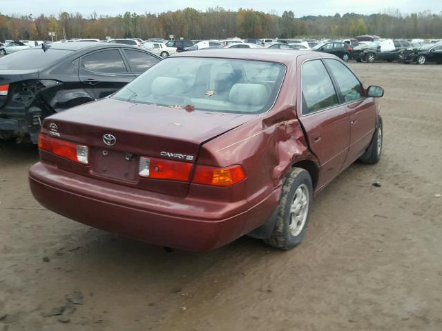 4T1BG22K0YU681310 - 2000 TOYOTA CAMRY CE MAROON photo 4