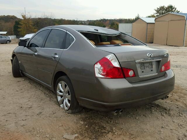 JNKAY01F27M453442 - 2007 INFINITI M35 BASE BROWN photo 3