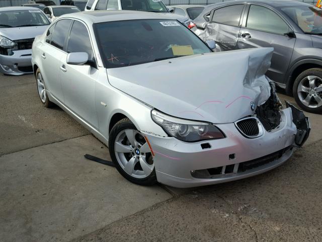 WBANU53568CT14077 - 2008 BMW 528 I SILVER photo 1