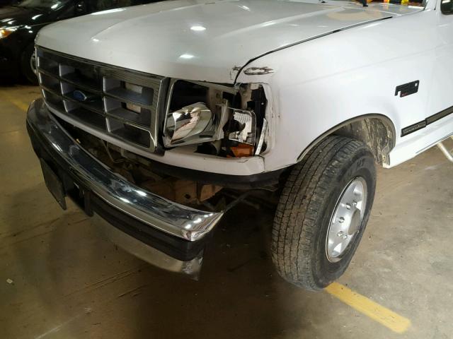 1FTHF25H3TEA53035 - 1996 FORD F250 WHITE photo 9