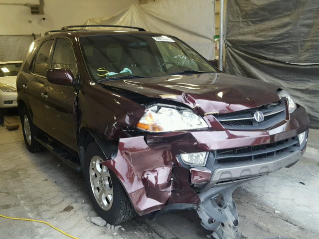 2HNYD18661H504081 - 2001 ACURA MDX TOURIN BURGUNDY photo 1