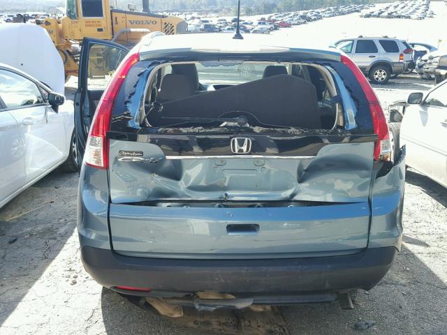 5J6RM3H7XDL004568 - 2013 HONDA CR-V EXL BLUE photo 9