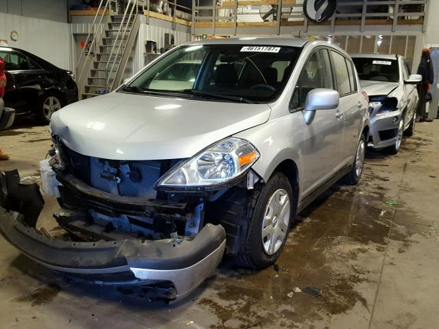 3N1BC1CP6BL491231 - 2011 NISSAN VERSA SILVER photo 2