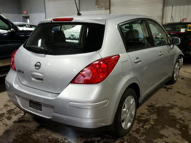 3N1BC1CP6BL491231 - 2011 NISSAN VERSA SILVER photo 4