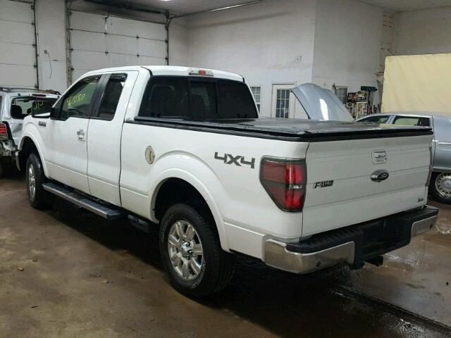 1FTFX1EVXAFC83876 - 2010 FORD F150 SUPER WHITE photo 3