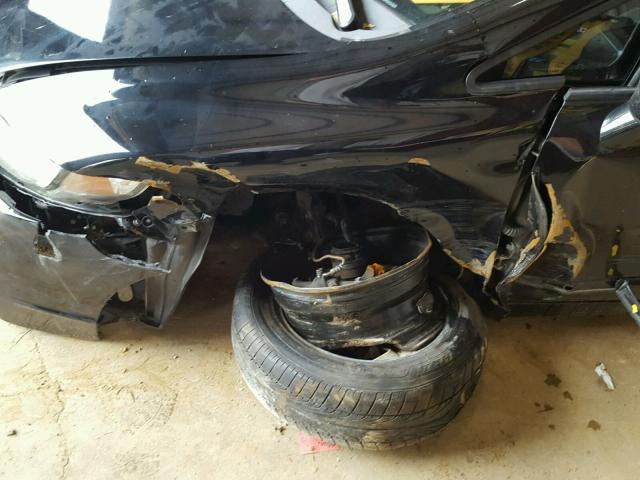 2HGFA16559H543466 - 2009 HONDA CIVIC LX BLACK photo 9