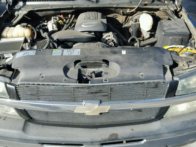 2GCEC19V641184985 - 2004 CHEVROLET SILVERADO BLACK photo 7