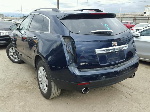 3GYFNGEY7BS610650 - 2011 CADILLAC SRX BLUE photo 3