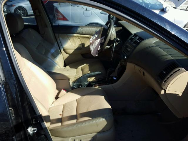 1HGCM66587A063649 - 2007 HONDA ACCORD EX BLACK photo 5