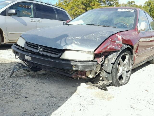 1HGCD5559VA223546 - 1997 HONDA ACCORD EX BURGUNDY photo 9