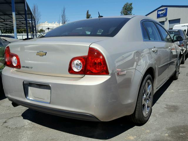 1G1ZC5EB9AF104077 - 2010 CHEVROLET MALIBU 1LT ოქროსფერი ფოტო 4