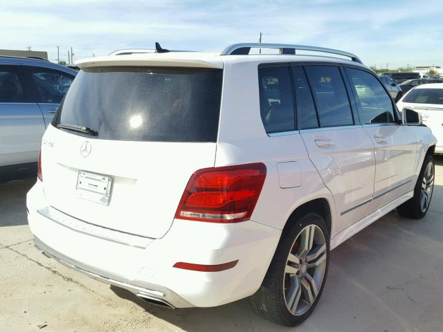 WDCGG5HB1EG301947 - 2014 MERCEDES-BENZ GLK 350 WHITE photo 4