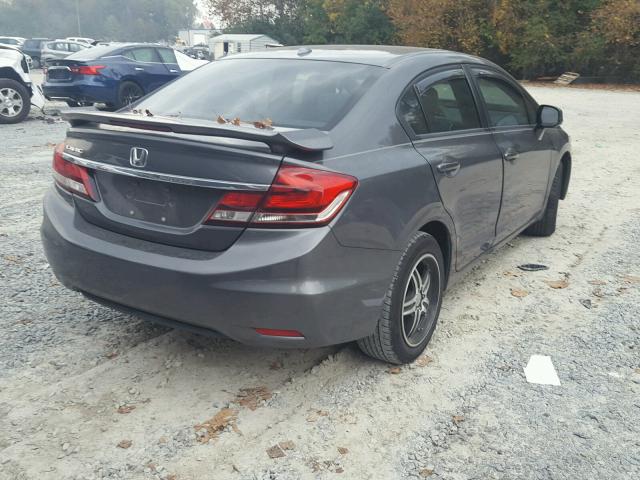 2HGFB2F96DH540591 - 2013 HONDA CIVIC EXL GRAY photo 4