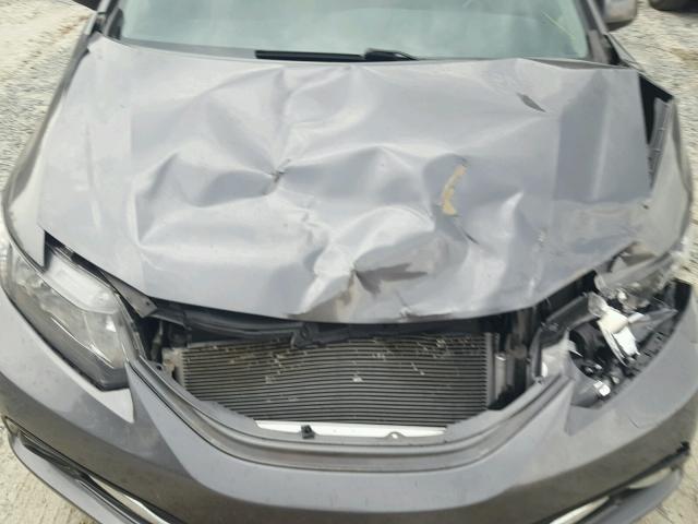 2HGFB2F96DH540591 - 2013 HONDA CIVIC EXL GRAY photo 7