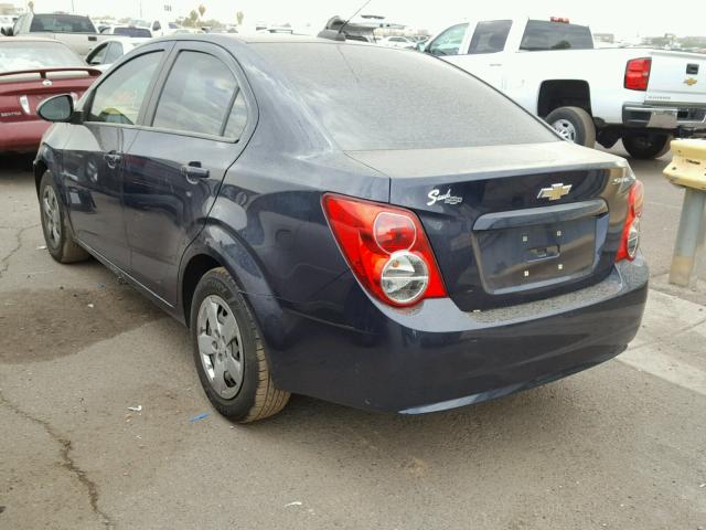 1G1JA5SH7F4142647 - 2015 CHEVROLET SONIC LS BLUE photo 3