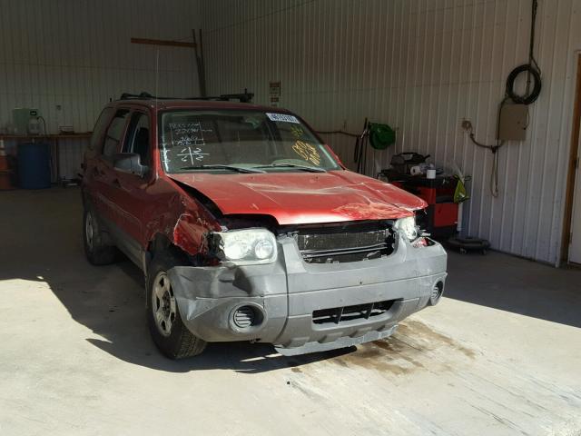 1FMYU02Z55KA01770 - 2005 FORD ESCAPE XLS RED photo 1