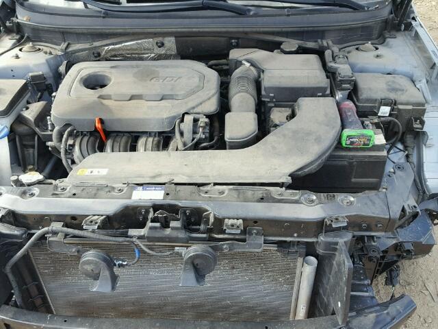 5NPE24AF0FH075822 - 2015 HYUNDAI SONATA SE SILVER photo 7