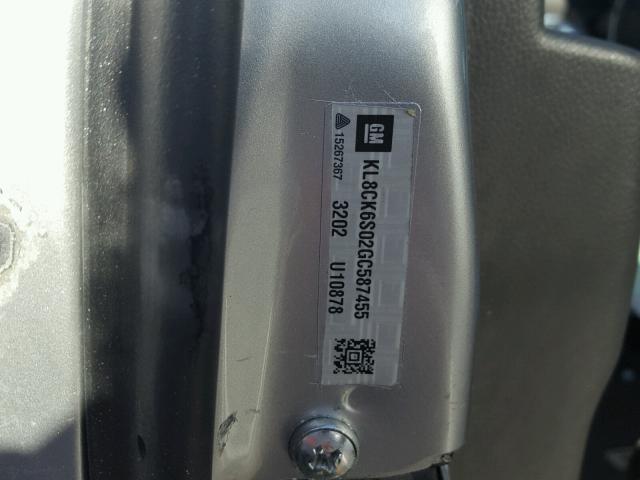 KL8CK6S02GC587455 - 2016 CHEVROLET SPARK EV 1 绿色 照片 10