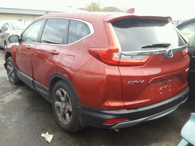 5J6RW2H59HL047419 - 2017 HONDA CR-V EX ORANGE photo 3