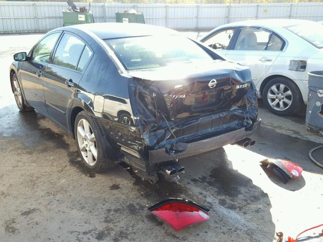 1N4BA41E66C829773 - 2006 NISSAN MAXIMA SE BLACK photo 3