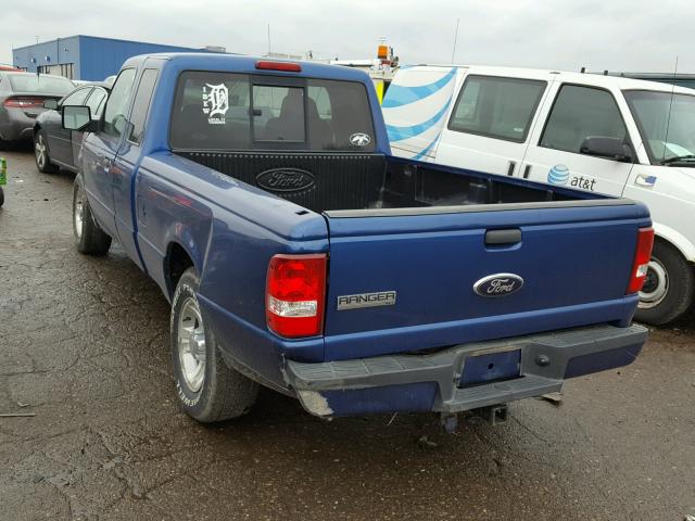 1FTYR14U37PA82657 - 2007 FORD RANGER SUP BLUE photo 3