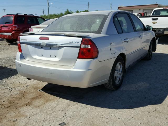 1G1ZT54845F162710 - 2005 CHEVROLET MALIBU LS ვერცხლისფერი ფოტო 4