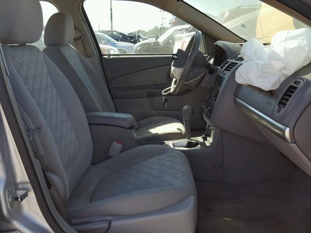 1G1ZT54845F162710 - 2005 CHEVROLET MALIBU LS ვერცხლისფერი ფოტო 5