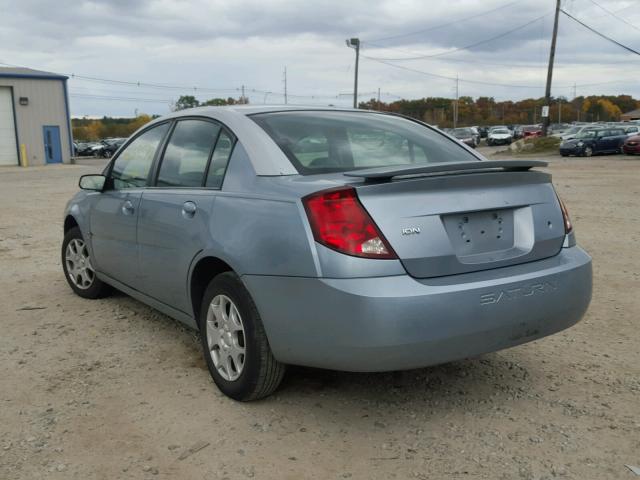 1G8AJ52F13Z101008 - 2003 SATURN ION LEVEL BLUE photo 3