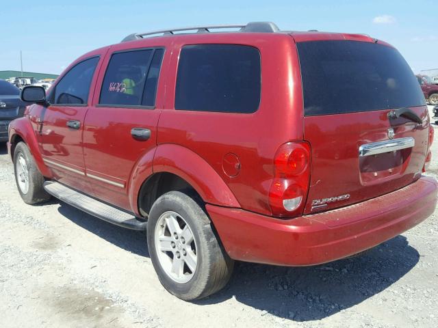 1D4HB582X6F164686 - 2006 DODGE DURANGO LI BURGUNDY photo 3