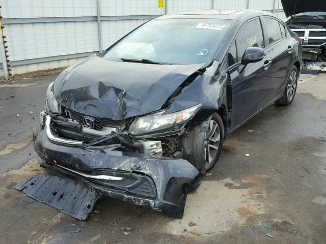 2HGFB2F80DH536754 - 2013 HONDA CIVIC EX 黑色 照片 2