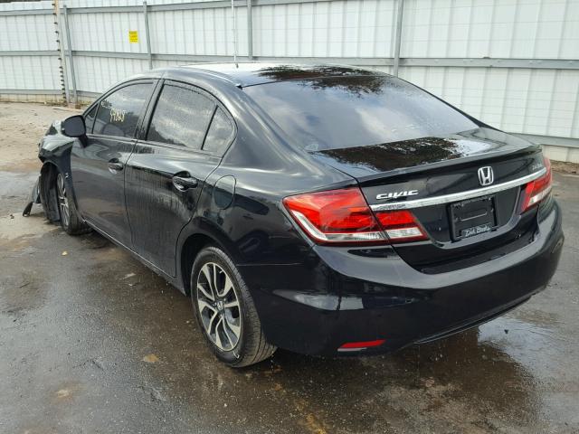 2HGFB2F80DH536754 - 2013 HONDA CIVIC EX 黑色 照片 3